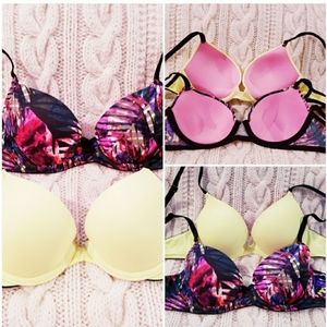 Victoria Secret Pink Bras 32 A
